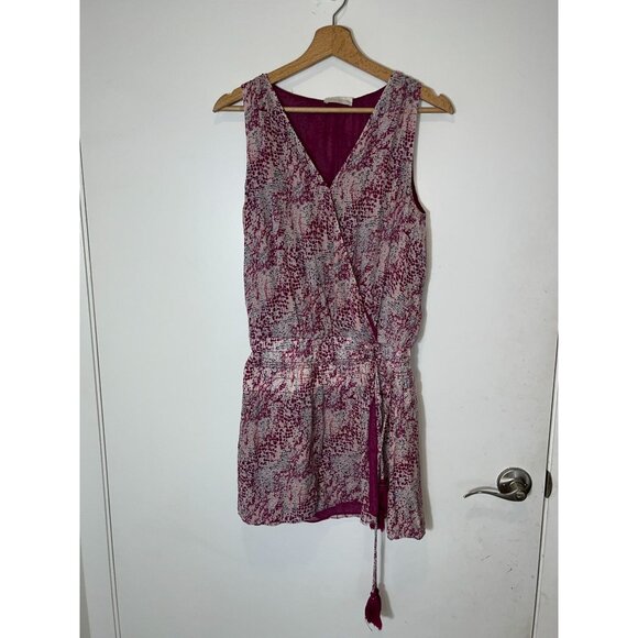 Ramy Brook  Silk Womens Sleeveless Dress In Purple Abstract Print Size Medium Bo - Picture 2 of 10